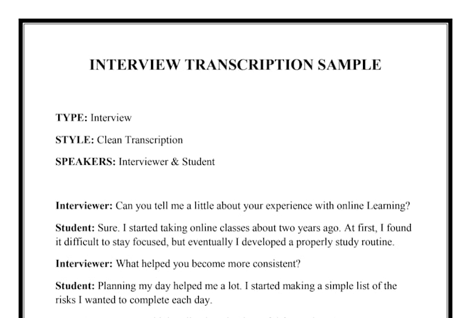 transcribe audio and video accurately